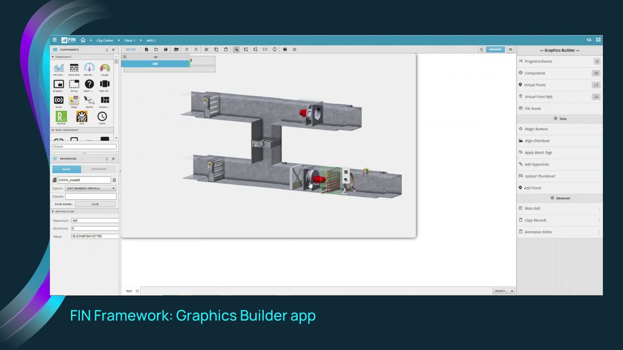 Graphics Builder in two mins - FIN Framework software