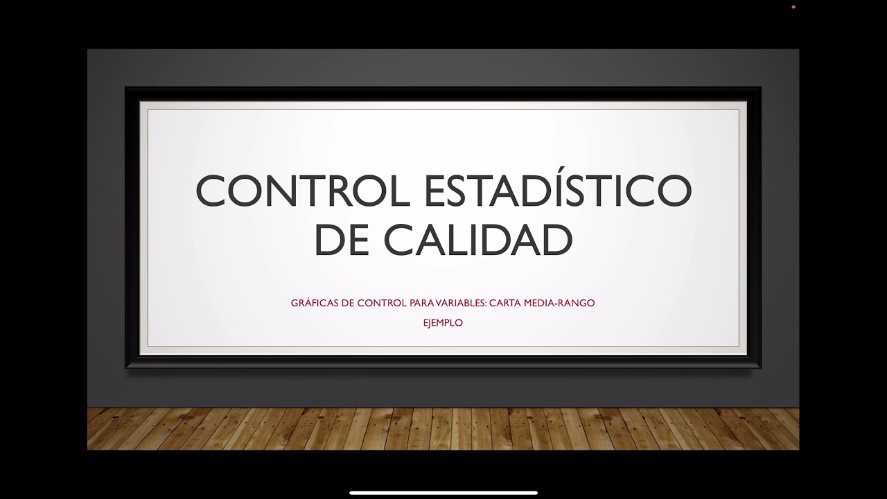 Carta de control para variables: media rango