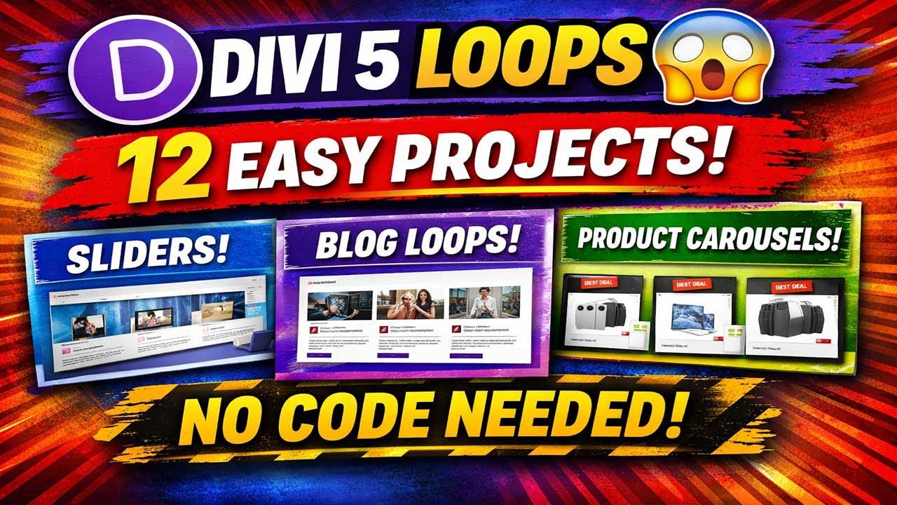 Divi 5 Loop System Explained – Build 12 Real Projects Fast