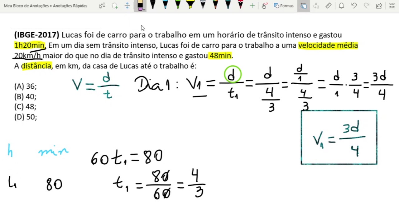 Questão de Matemática Concurso - Agente Censitário IBGE