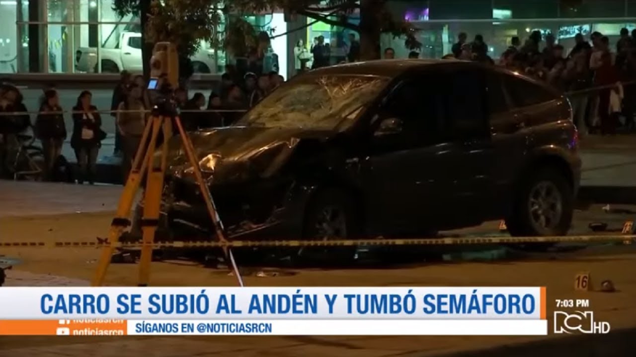 Fatal accidente de tr&aacute;nsito en Bogot&aacute; deja dos muertos y tres heridos