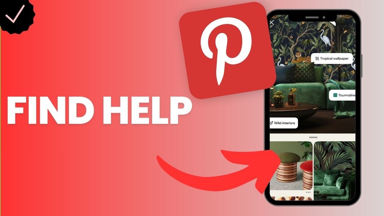 How to find help in Pinterest?