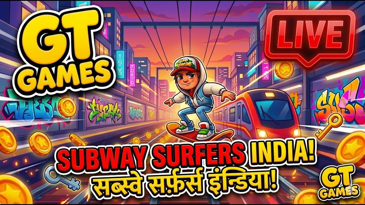🔴 LIVE SUBWAY SURFER || ​No Crash Challenge!  Kitni der tak bach paunga?#subwaysurfers