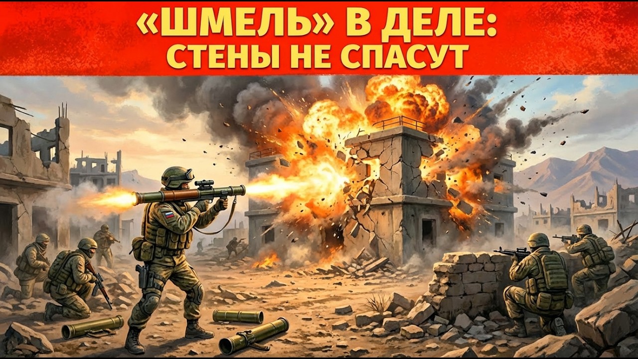 «ШМЕЛЬ»: РУССКИЙ ОГНЕМЁТ, ОТ КОТОРОГО НЕ СПАСАЮТ СТЕНЫ