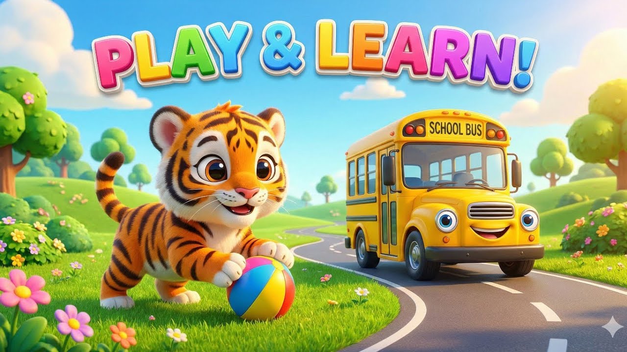 Best Nursery Rhymes & Kids Songs! 🚗🦁 Learn Animals, Vehicles & Good Habits #NurseryRhymes #kidsvideo