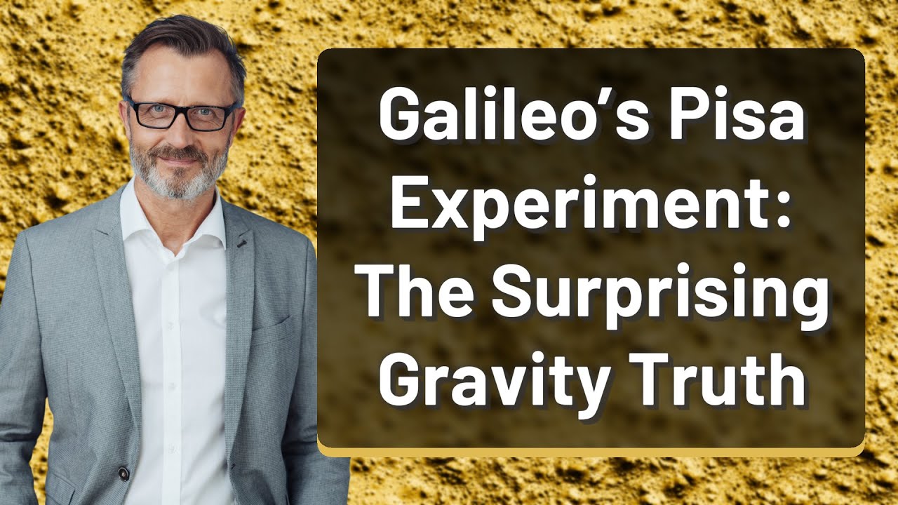 Galileo&rsquo;s Pisa Experiment: The Surprising Gravity Truth