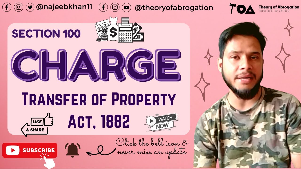 Section 100 TPA: Charge