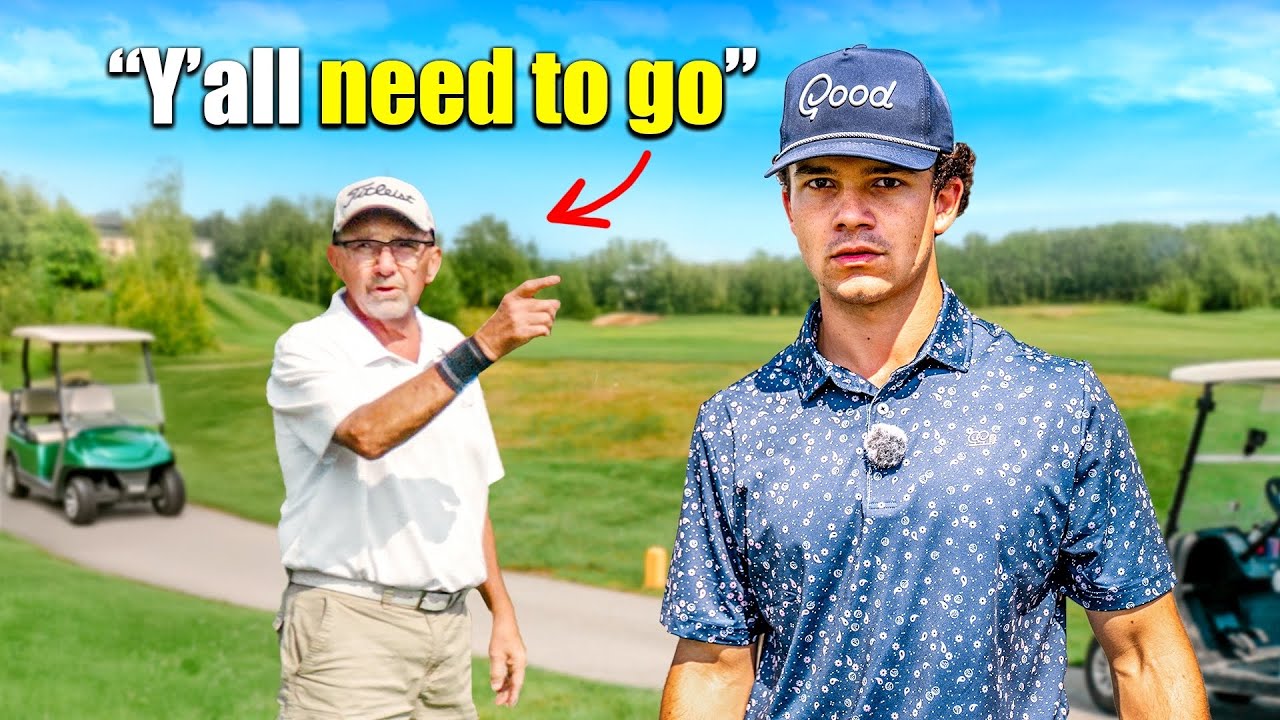 Head Pro Tries Kicking Us Off The Course!