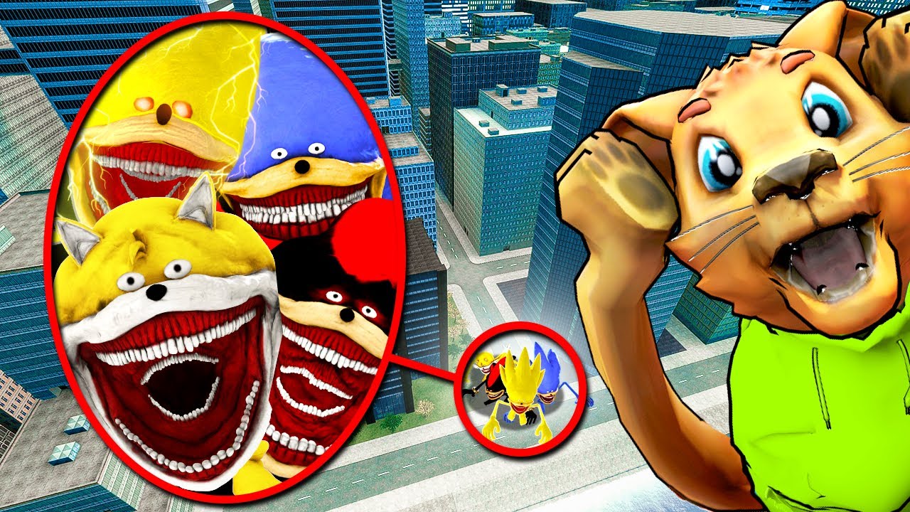 Drone Catches CURSED SHIN SONICS In a CITY… (Full Movie)