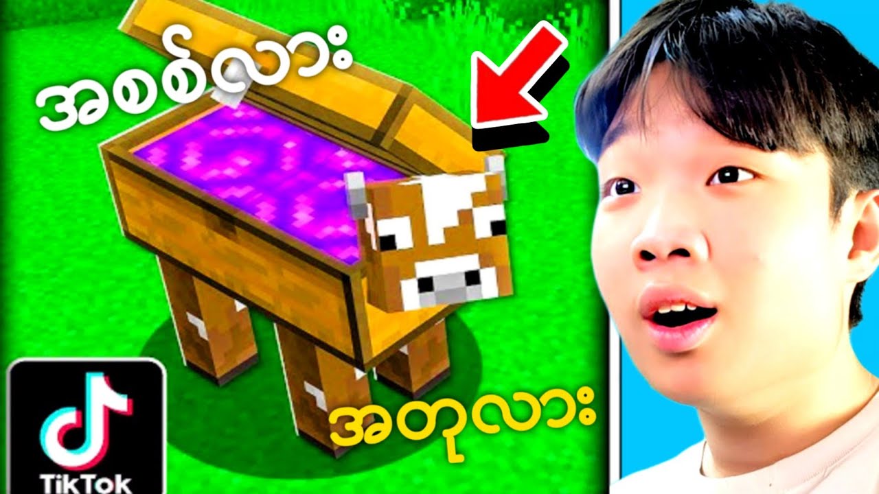 TikTok ပေါ်က Minecraft Viral Hacks တွေကို စမ်းသပ်မယ်! ✅❌ | Kwam