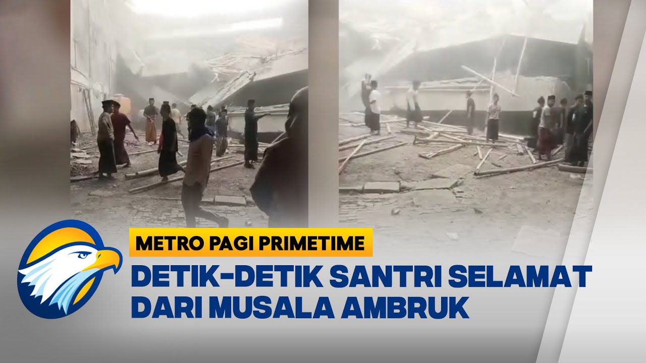 Detik-Detik Santri Selamat dari Bangunan Ambruk [Metro Pagi Primetime]