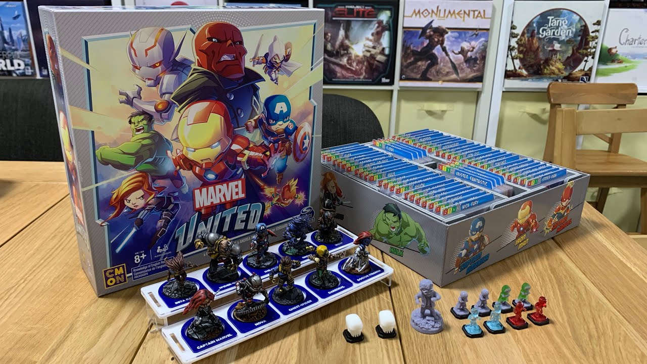 Marvel United Component Upgrades, Storage and Display Solutions + Giveaway