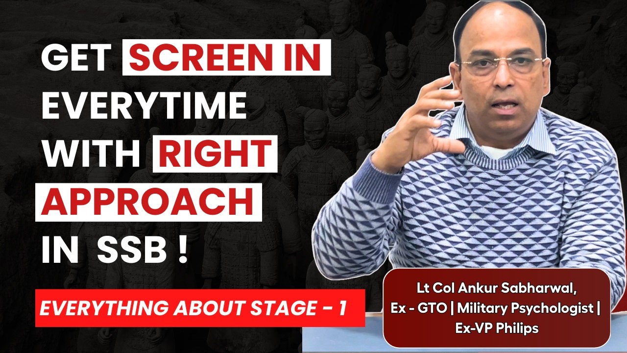 The only video you need to Watch for Stage 1 - OIR & PPDT | SSB is Easy