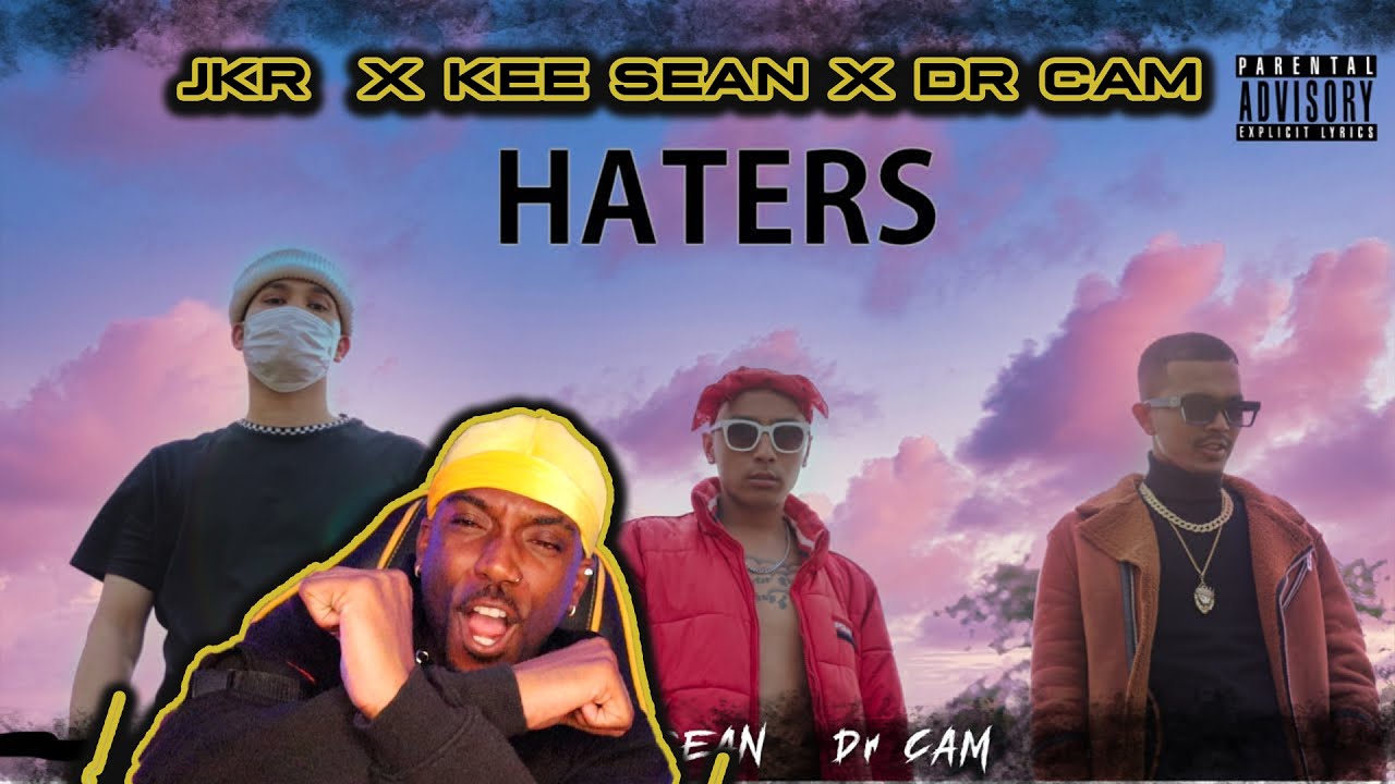 HATERS - JKR X KEE SEAN X Dr CAM Официальное видео || Американская реакция!!!