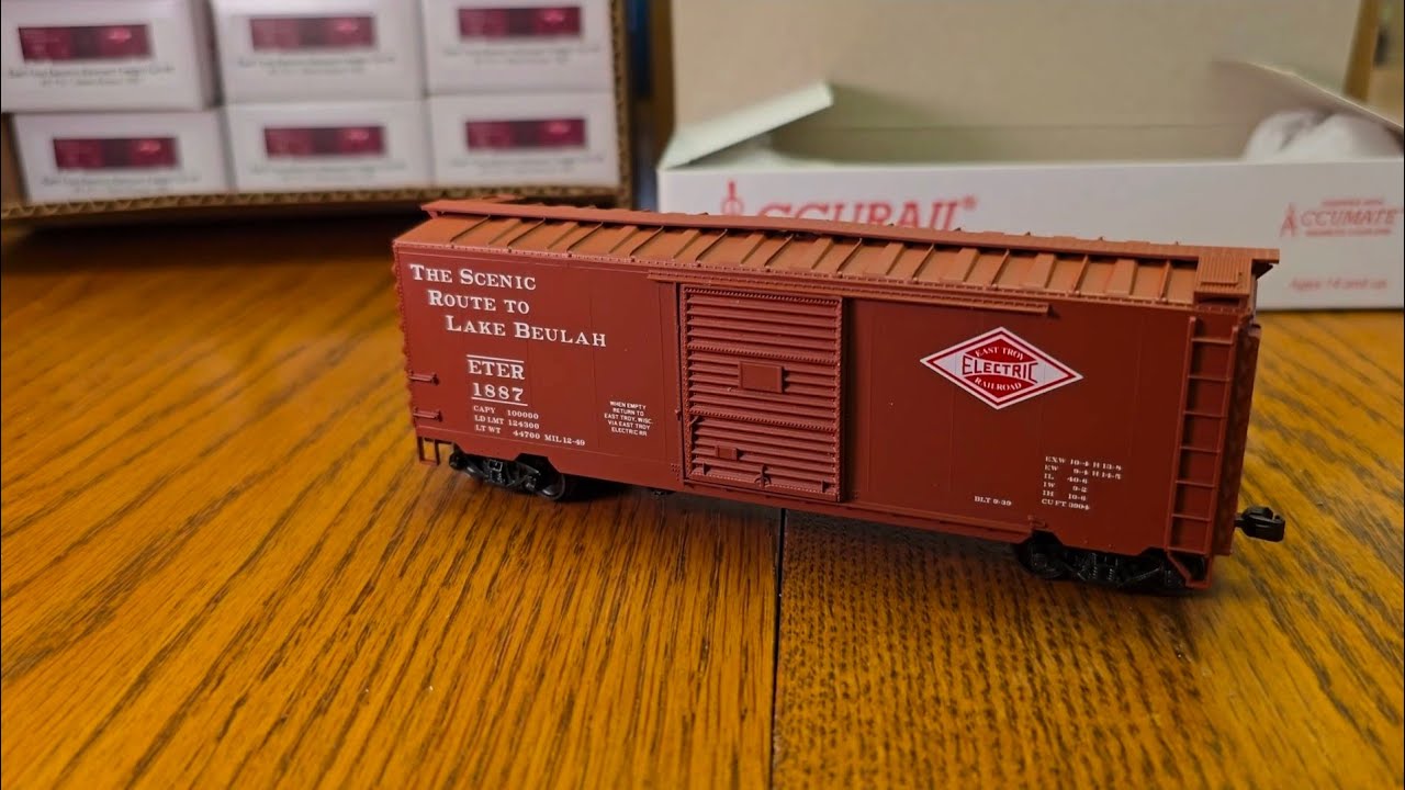 Инструкция по сборке 40-футового товарного вагона Accurail в масштабе HO, 2025, Музей железной до...