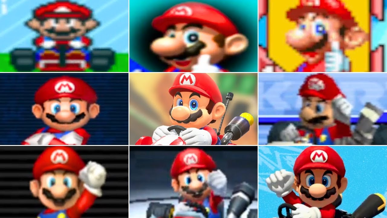Evolution of All Characters in Mario Kart (1992 - 2025)