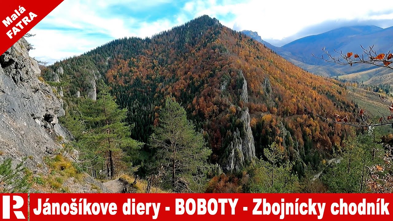 Jánošíkove diery - BOBOTY - Tiesňavy - Zbojnícky chodník - MALÁ FATRA