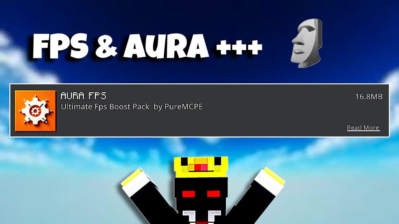 Aura FPS Booster For MCPE v1.26+ (NO LAG + Smooth Gameplay)