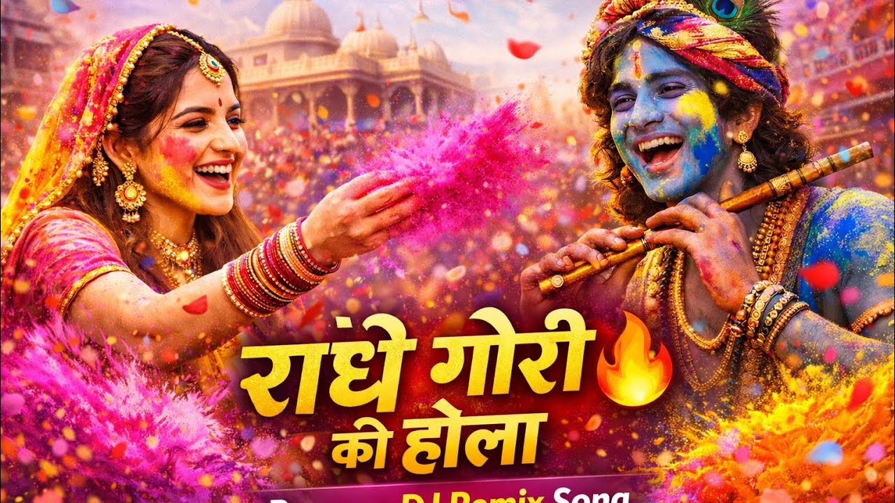 Barsane Ki Radha Gori 🌸 | Holi DJ Duet 2026 | Shyamsundar Krishna Festival Remix 🔥🌈