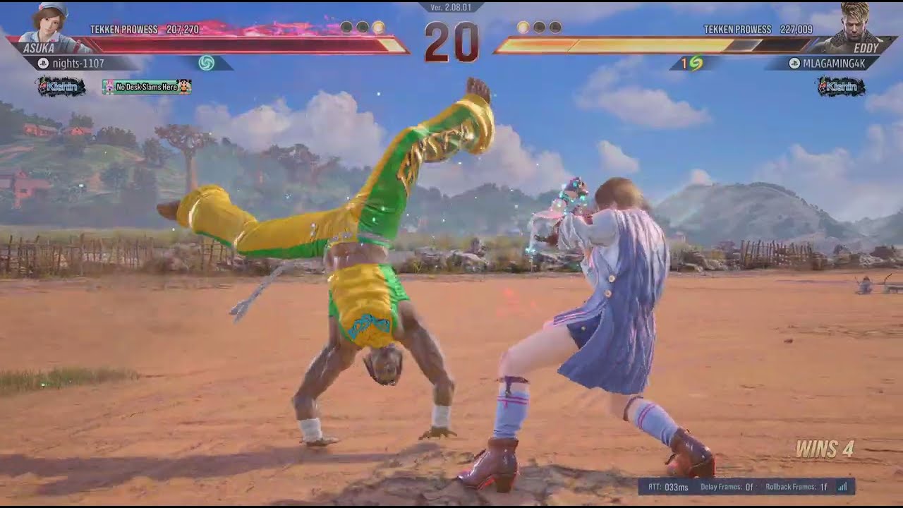 TEKKEN8 Asuka kazama vs eddy gordo online battle