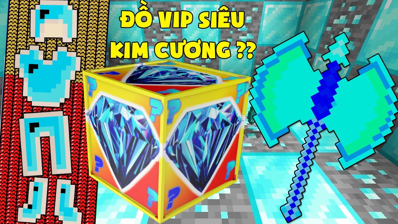 MINI GAME : DIAMOND LUCKY BLOCK BEDWARS ** THỬ THÁCH T GAMING CÓ ĐỒ SIÊU KIM CƯƠNG ??
