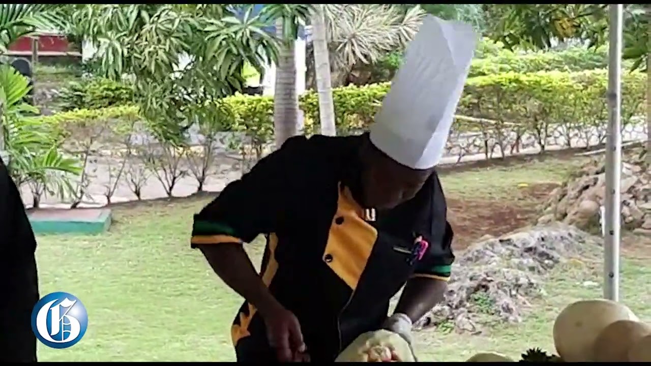 Watch Phylene Samuels of Couples Swept Away Negril, carve a watermelon