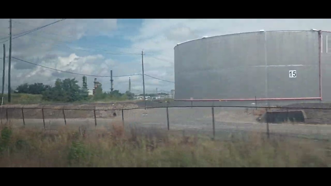 New Jersey up-close - oil refinery, September 7, 2024