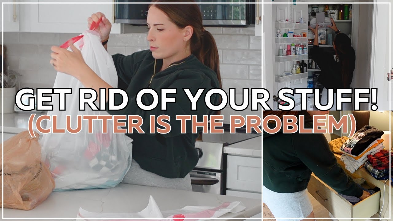 THROWING EVERYTHING I OWN OUT / How I Decluttered my ENTIRE home / REALISTIC Declutter Tips 2025