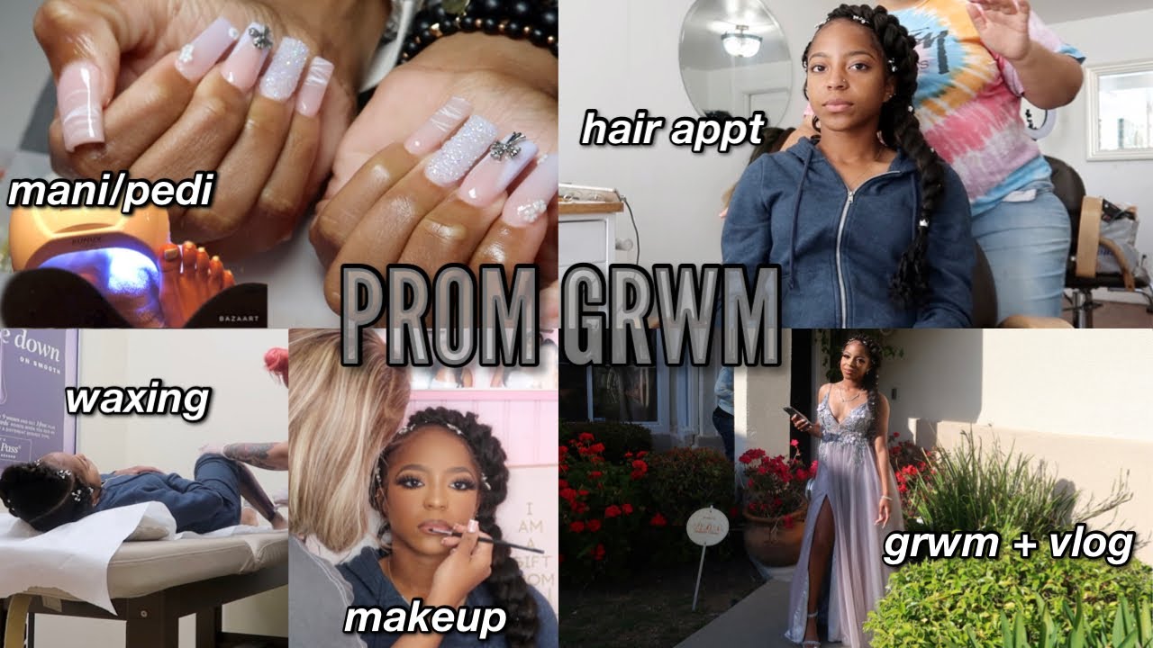 Prepare for Prom w/ Me: *GRWM* (nails, threading, alterations, pedicure, waxing, hair & makeup appt)