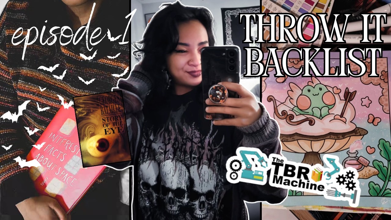 new reading vlog series! throw it BACKLIST ep. 1 🌟 + TryTreats taste test