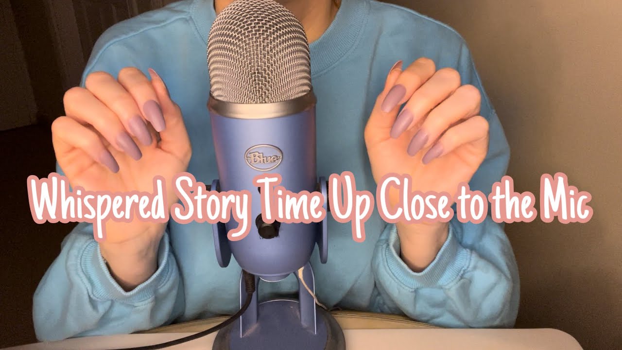 ASMR * Up Close Whispered Story Time 😁 * Hand Movements & Nail Flickering * ASMRVilla