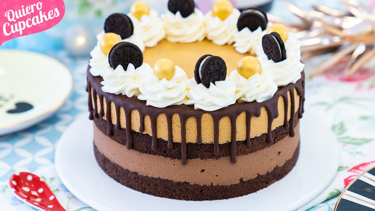 TARTA FRÍA DULCE DE LECHE Y CHOCOLATE 🍫 | QUIERO CUPCAKES