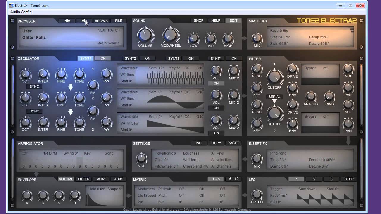 Tone2 Electra2 Synthesizer &ndash; Tutorial und Vorstellung