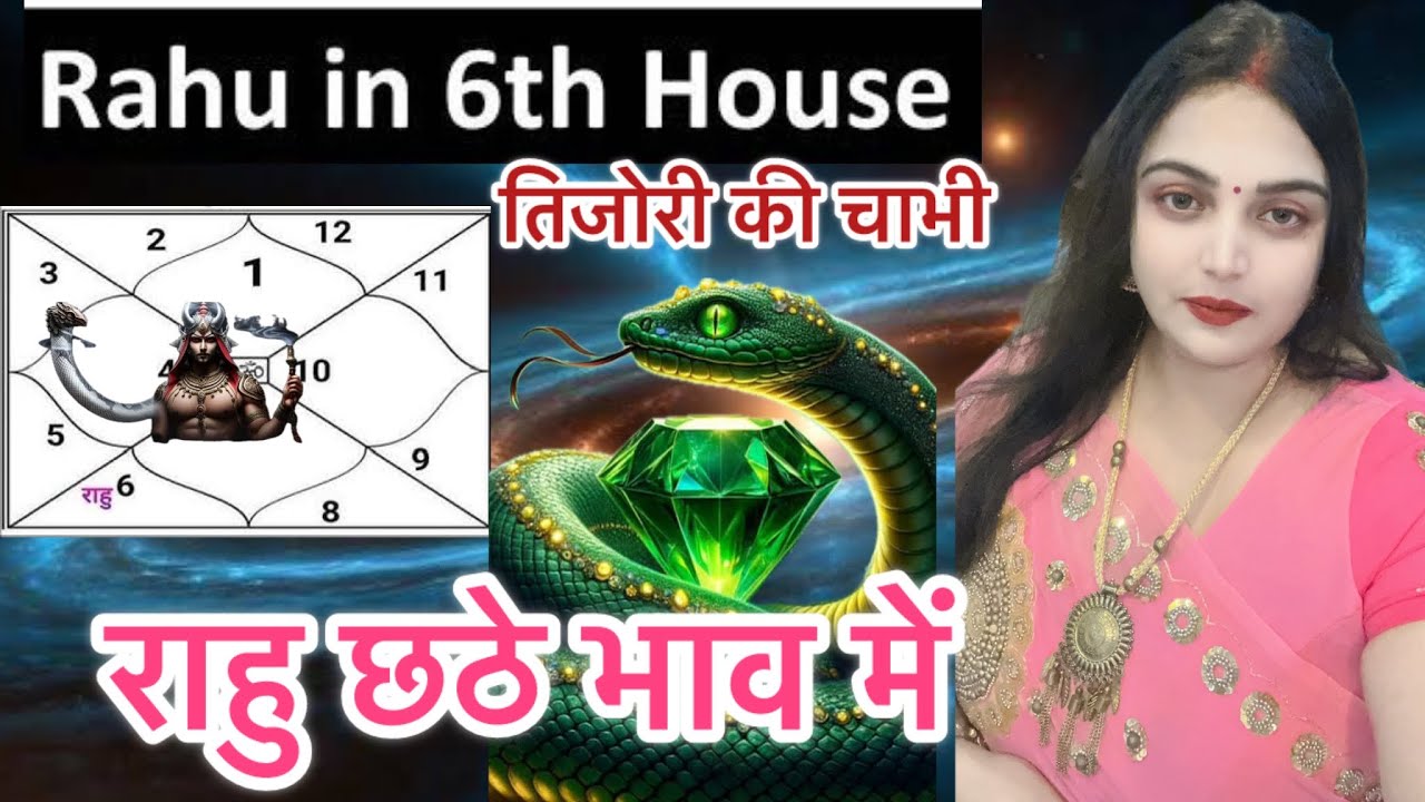 छठे भाव का राहु ख़ज़ाने की चाभी देता है अपर धन॥Rahu in 6th House Huge success#rahu#horoscopetoday