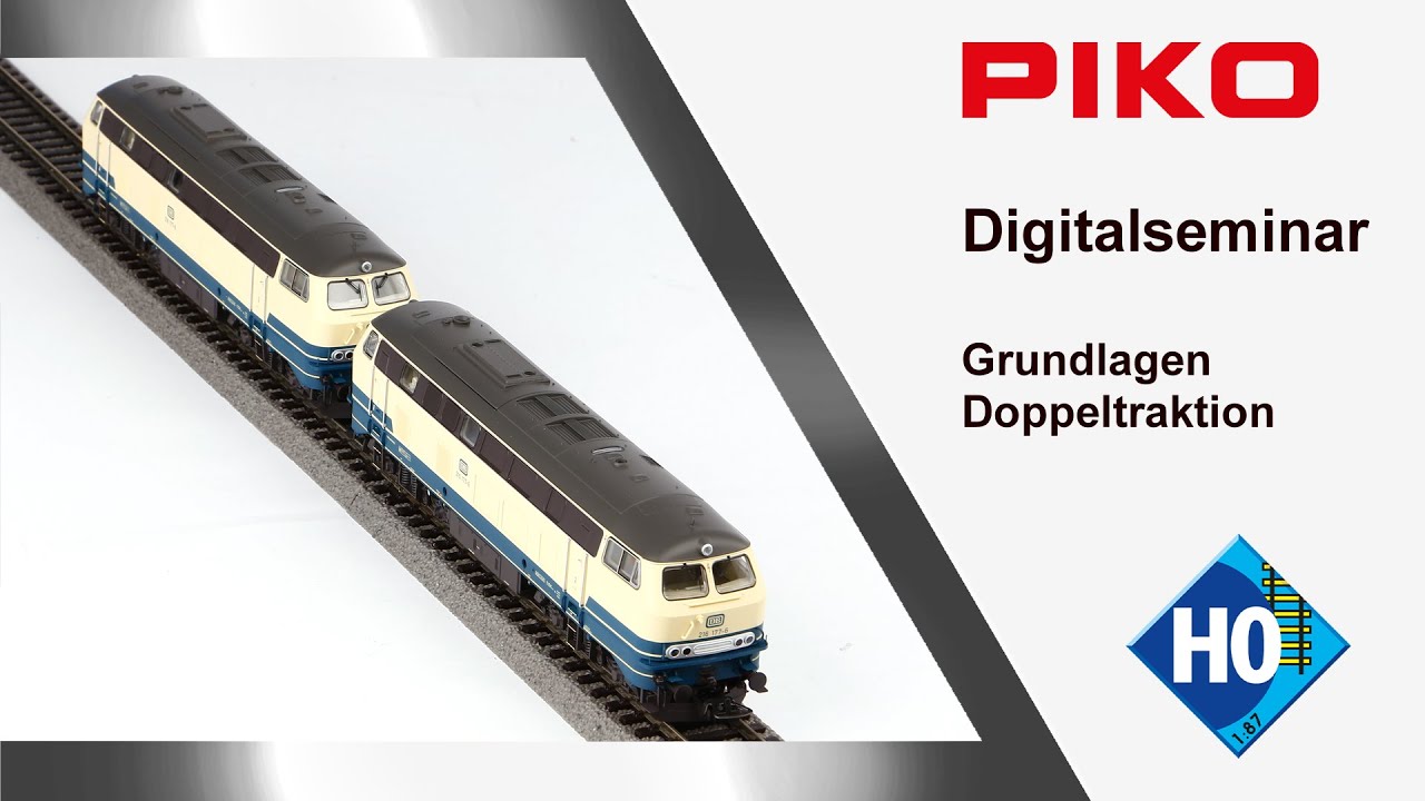 PIKO [D029] Digitalseminar Doppeltraktion / Mehrfachtraktion