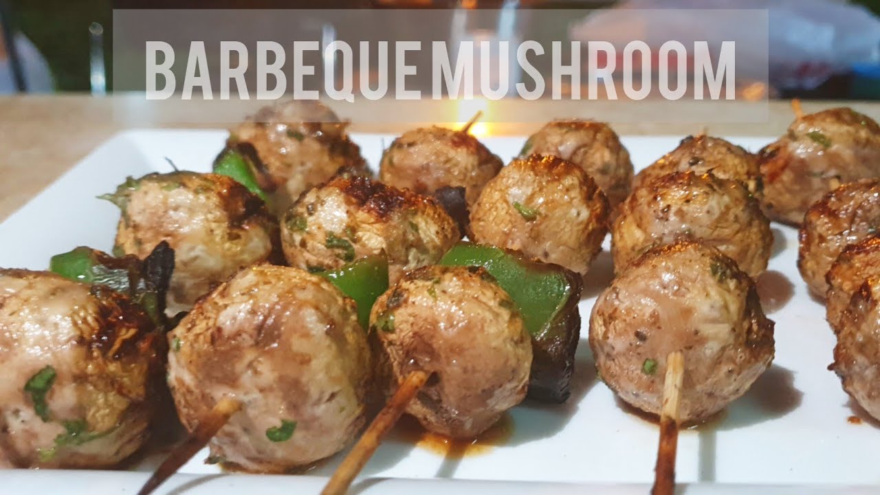 Mushroom barbeque recipe | BBQ Mushroom | PERFECT grilled mushrooms