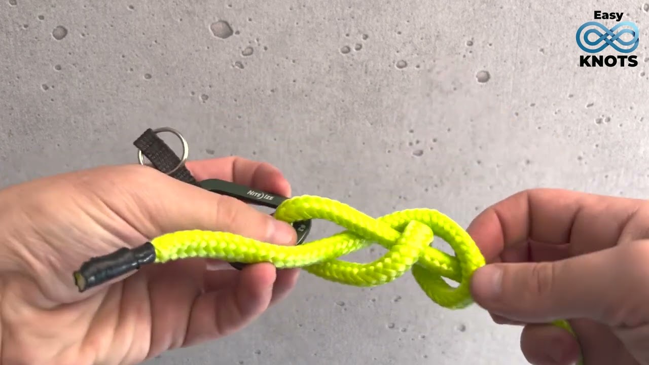 Как завязать узел на КАРАБИНАХ - Альпинистские узлы #knots #knots