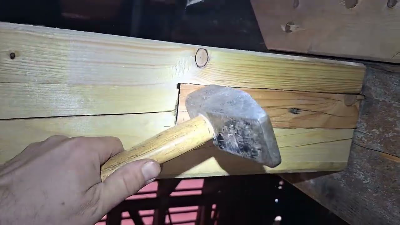 Výměna podélného ztužení historického krovu