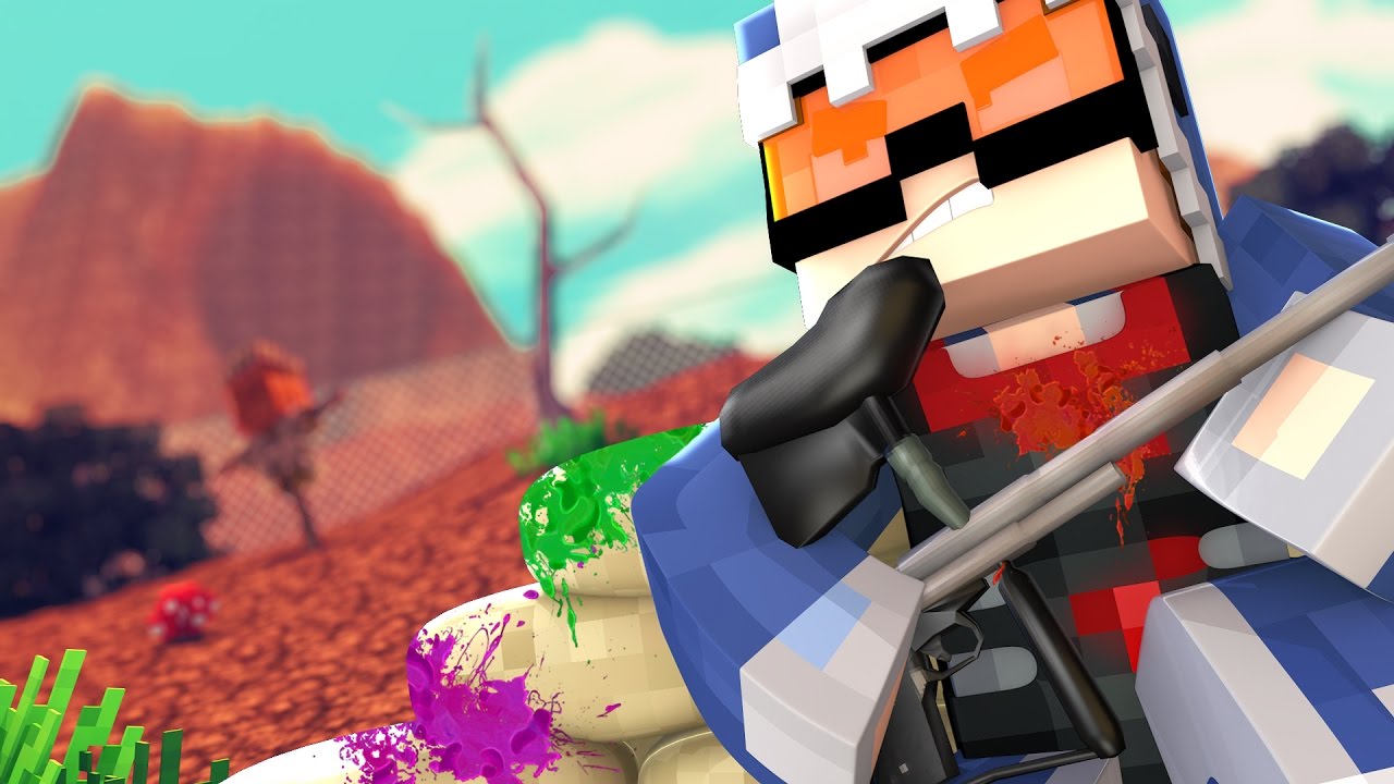 Minecraft Daycare - _���PAINTBALL WAR!! _���