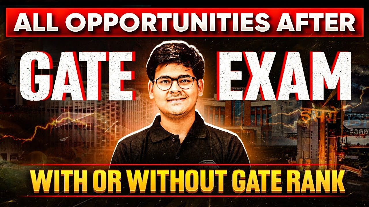 All Career Opportunities After GATE Exam | With or Without GATE Rank!