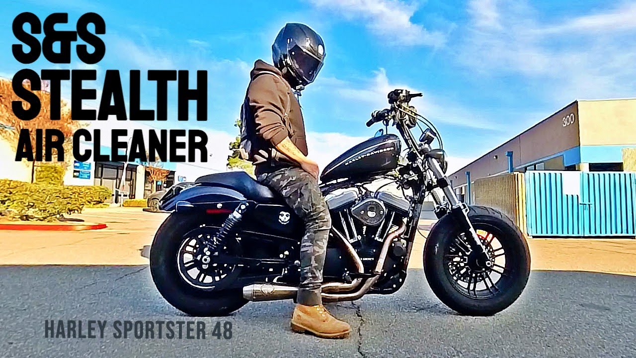 S&S Stealth Air Cleaner on my Harley Sportster 48