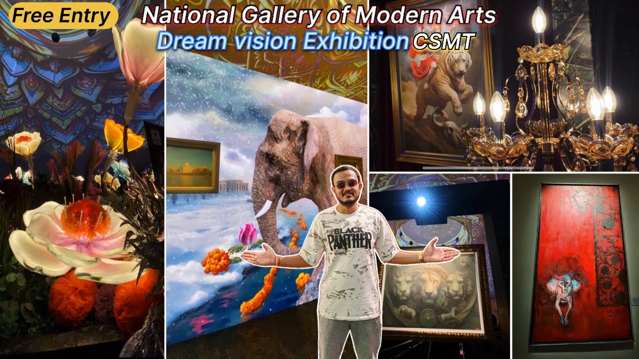 Dream Vision Exhibition / National Gallery of Modern Art/ CSMT Crazy Expirence 😲🔥/ Only Rushabh Vlog