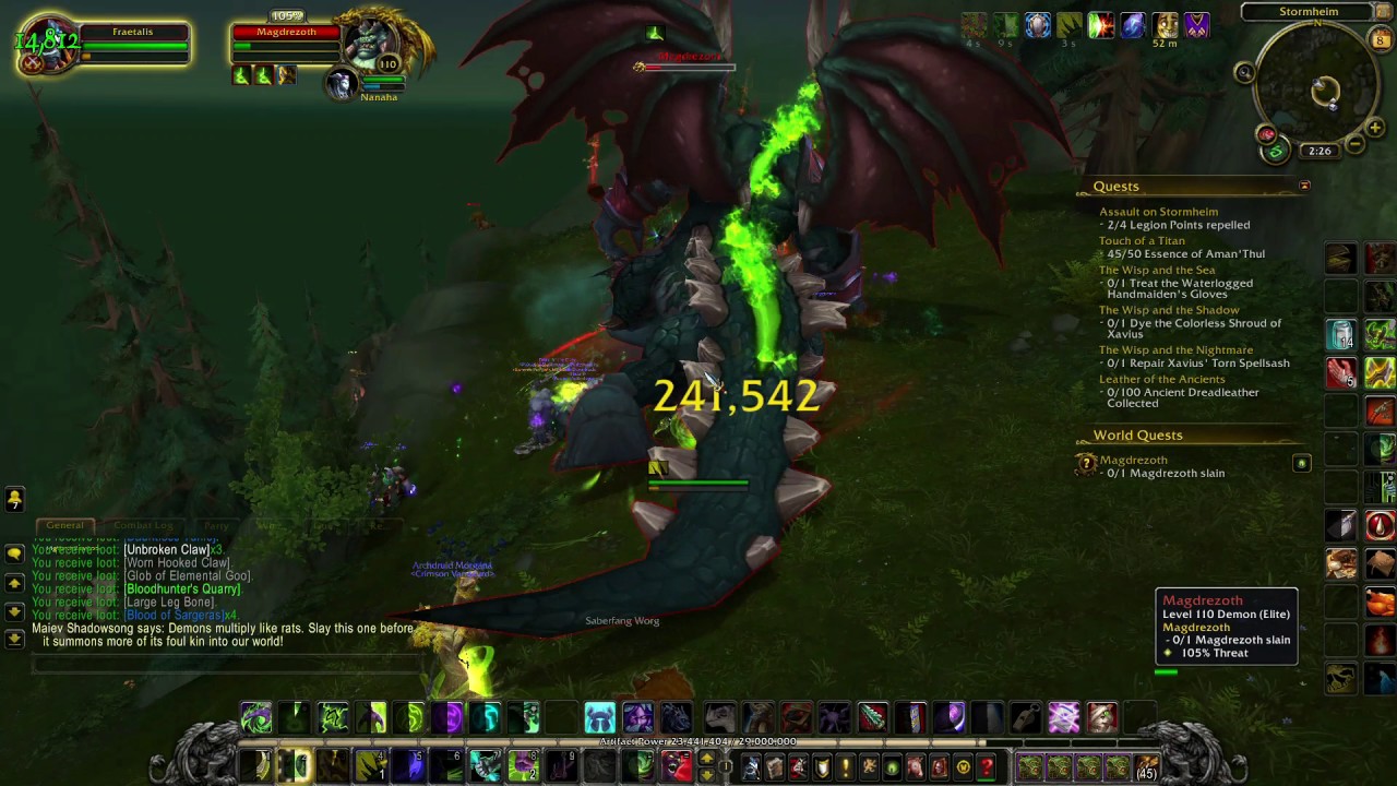 World of Warcraft Magdrezoth Legion Assault Stormheim World Quest Guide
