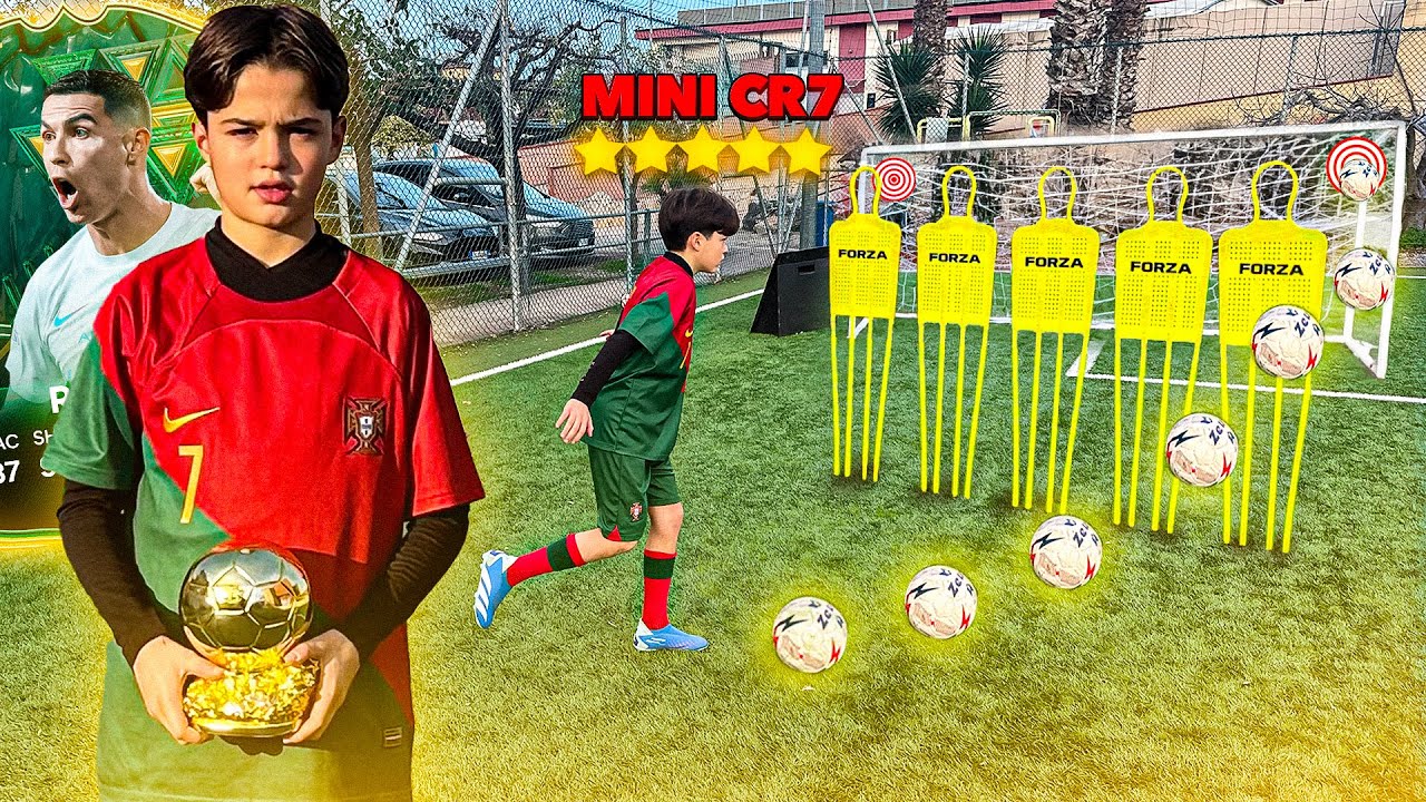 QUANTO &Egrave; FORTE IL PALLONE D&rsquo;ORO DEI BAMBINI MINI RONALDO!? *Fenomeno🤯🏆🎯
