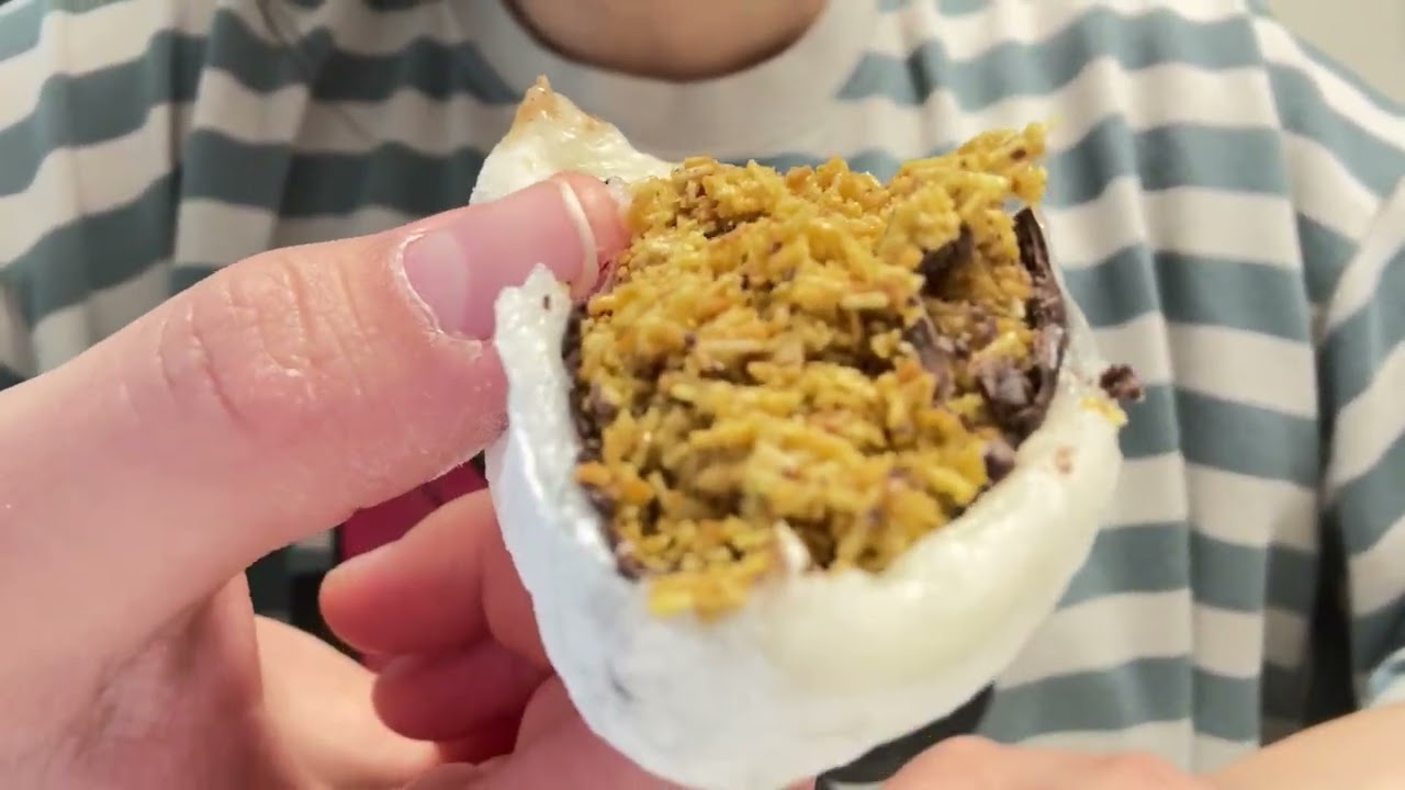 ASMR Dubai Glutinous Rice Cake 두바이 찹쌀떡 먹방 Mukbang, Eating