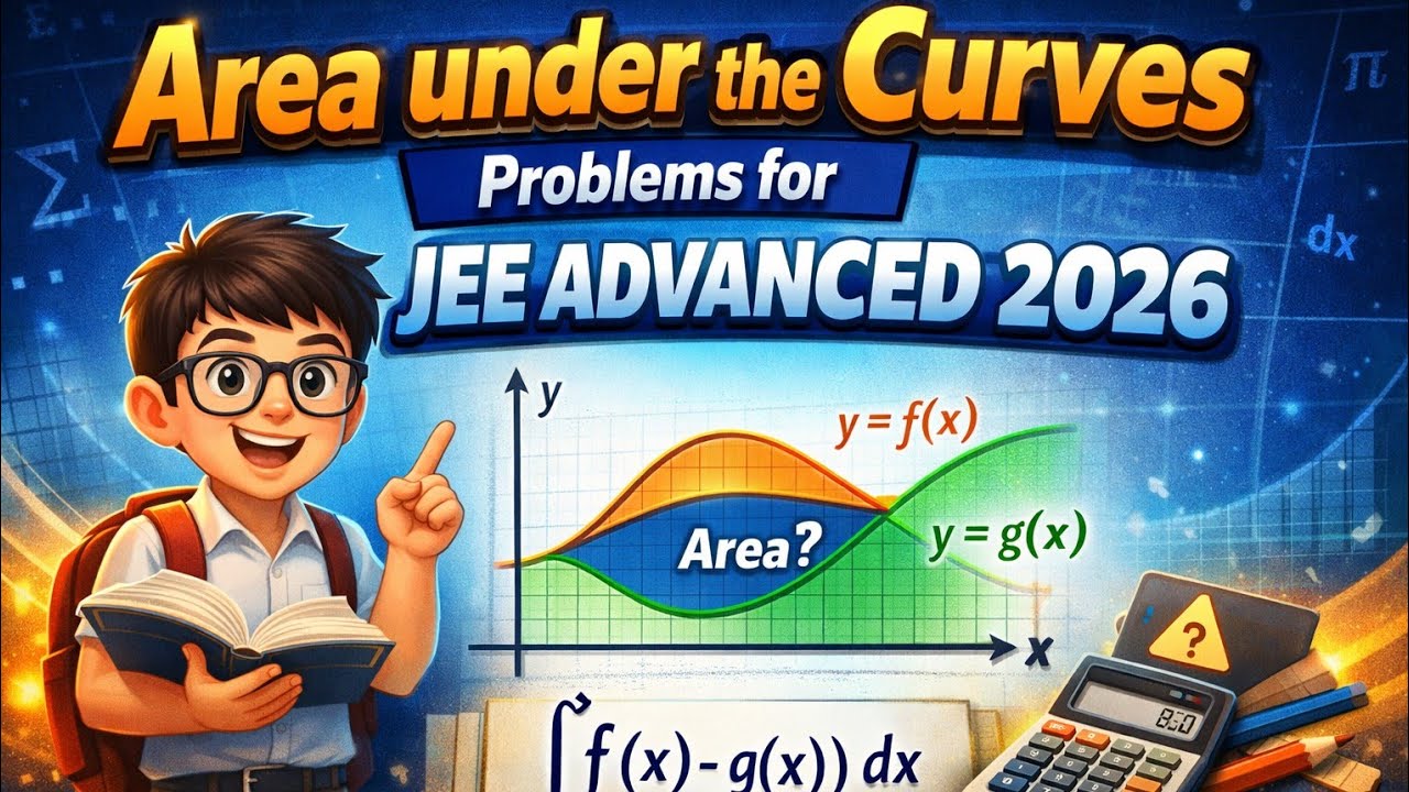 AREA UNDER THE CURVES – JEE Advanced 2026 Level Problems