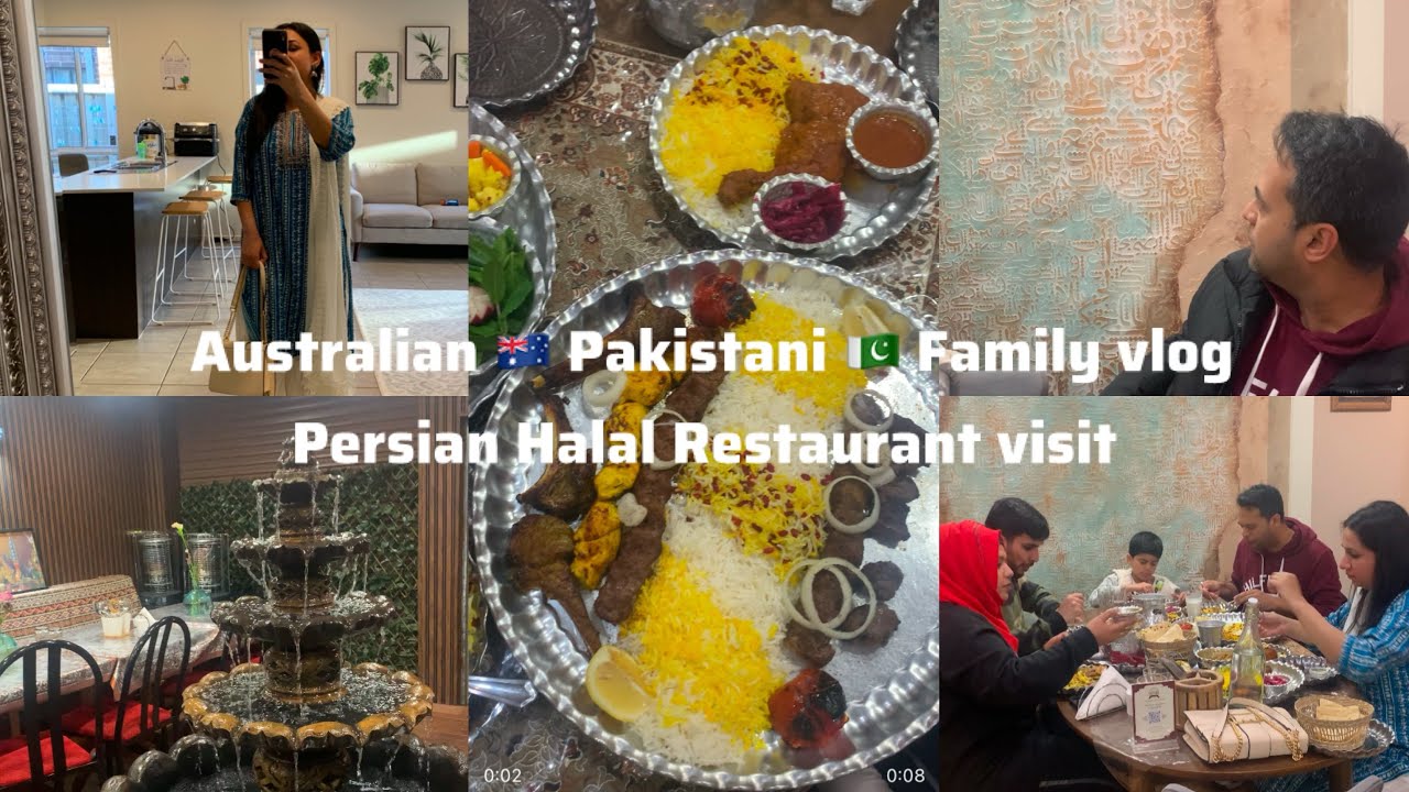 Australian 🇦🇺 Pakistani 🇵🇰 Family Vlog Melbourne Halal Persian Resta Mandi