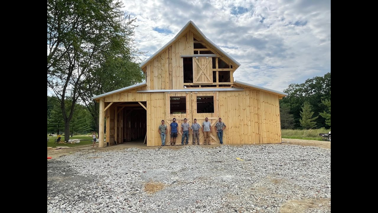 Timber Frame Barn Build: Barn Raising Days 5-7