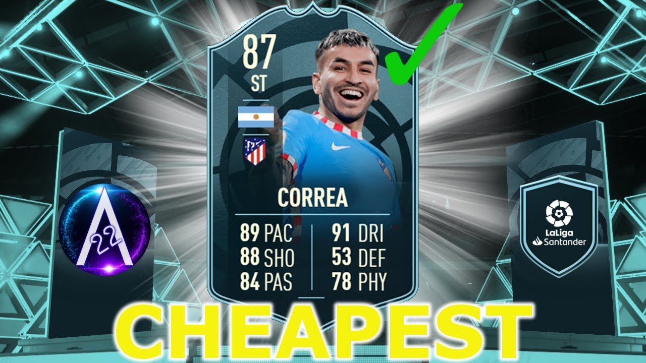 87 Angel Correa POTM SBC Cheapest Solution!! #FIFA22