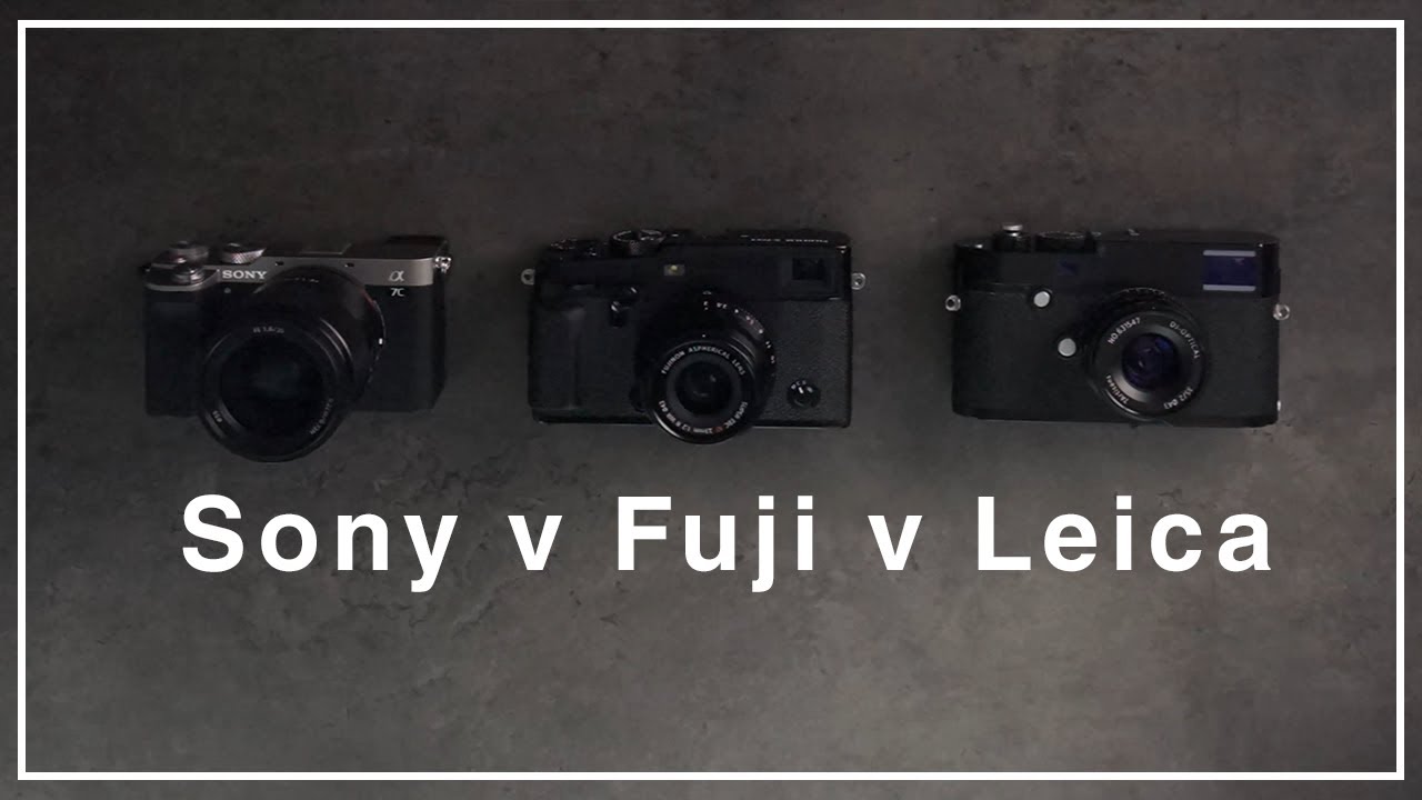 Fuji X-Pro 3 vs Sony a7c vs Leica M